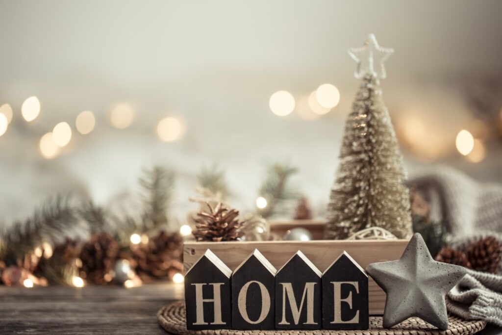 L’arredamento accogliente e armonioso perfetto per il Natale